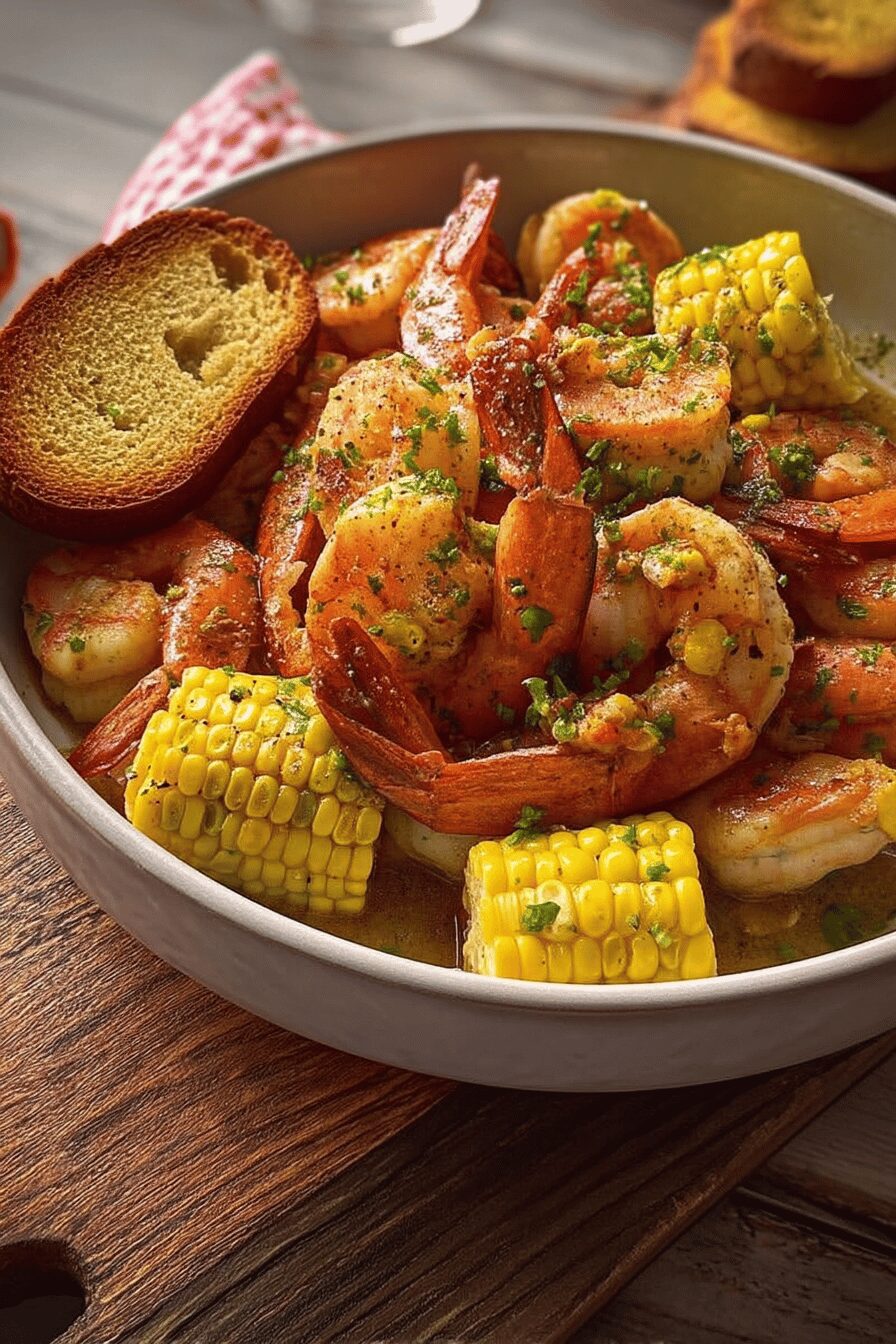 shrimp and corn