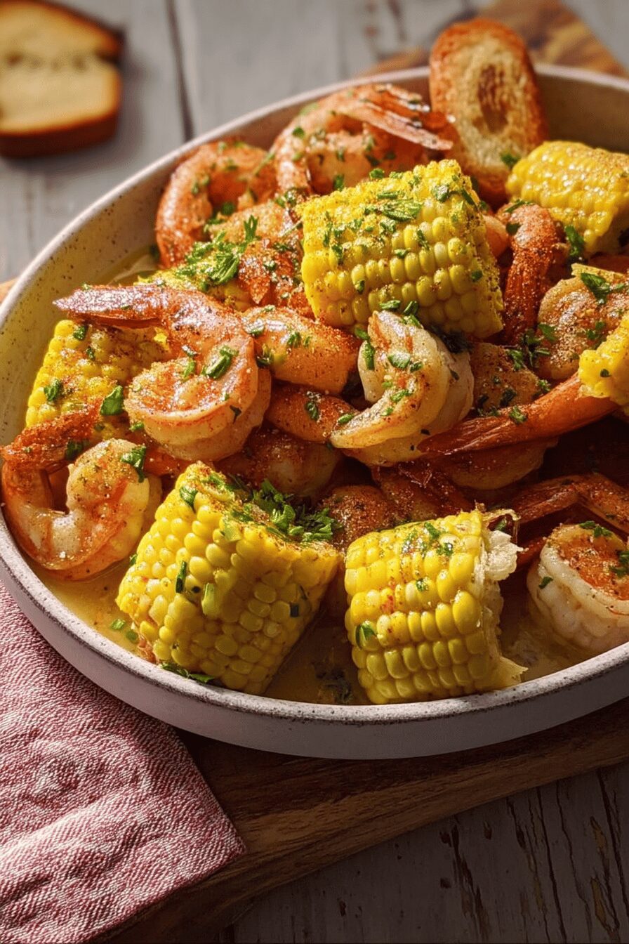 shrimp and corn