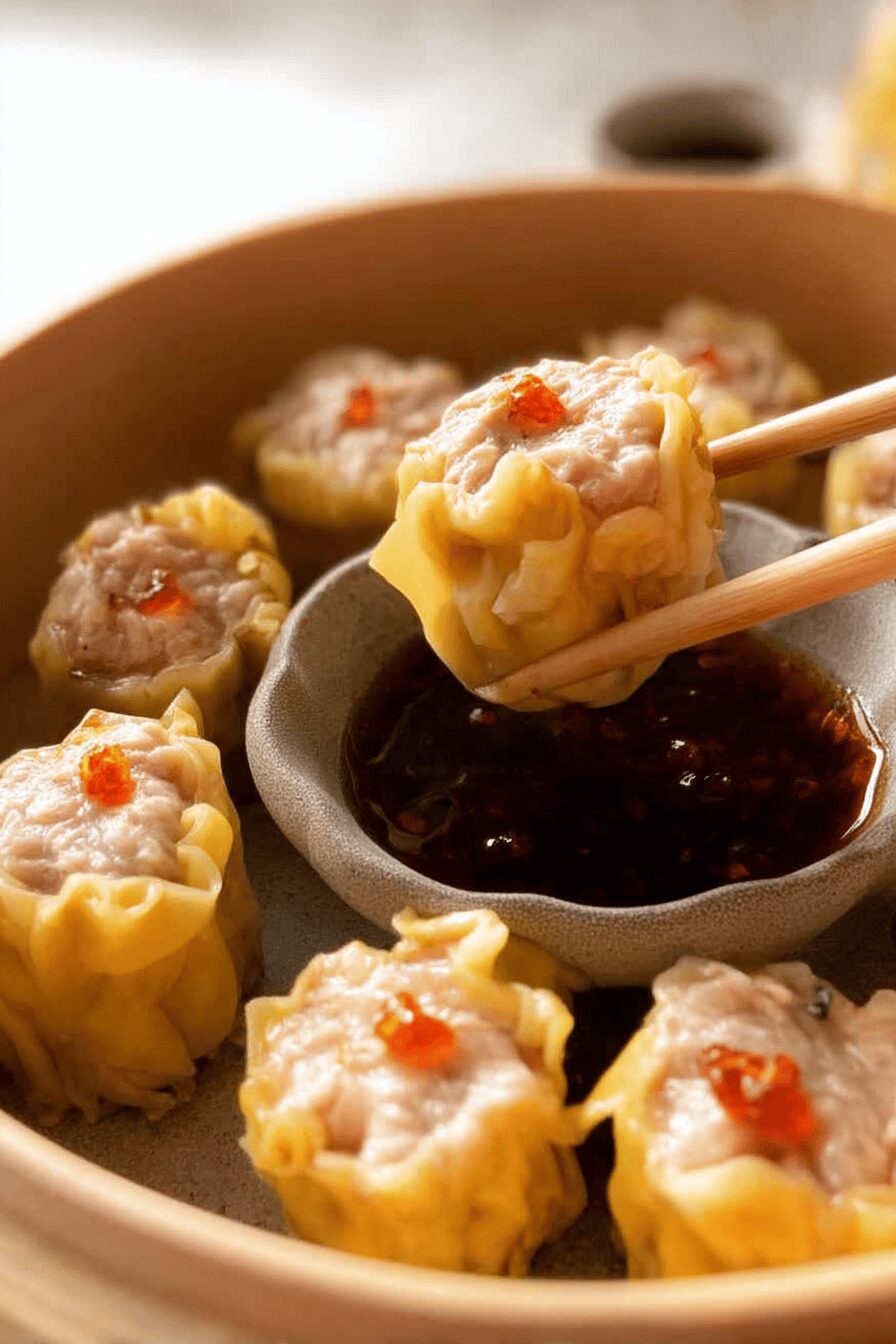 siu mai shumai steamed dumplings