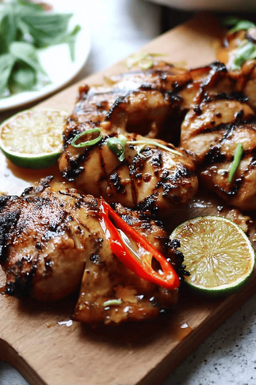 thai grilled chicken gai yang