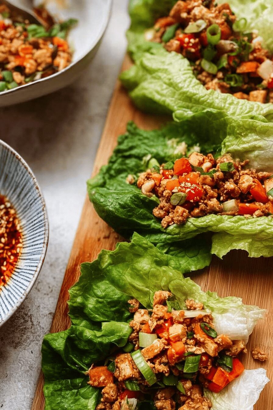 vegetarian lettuce wraps