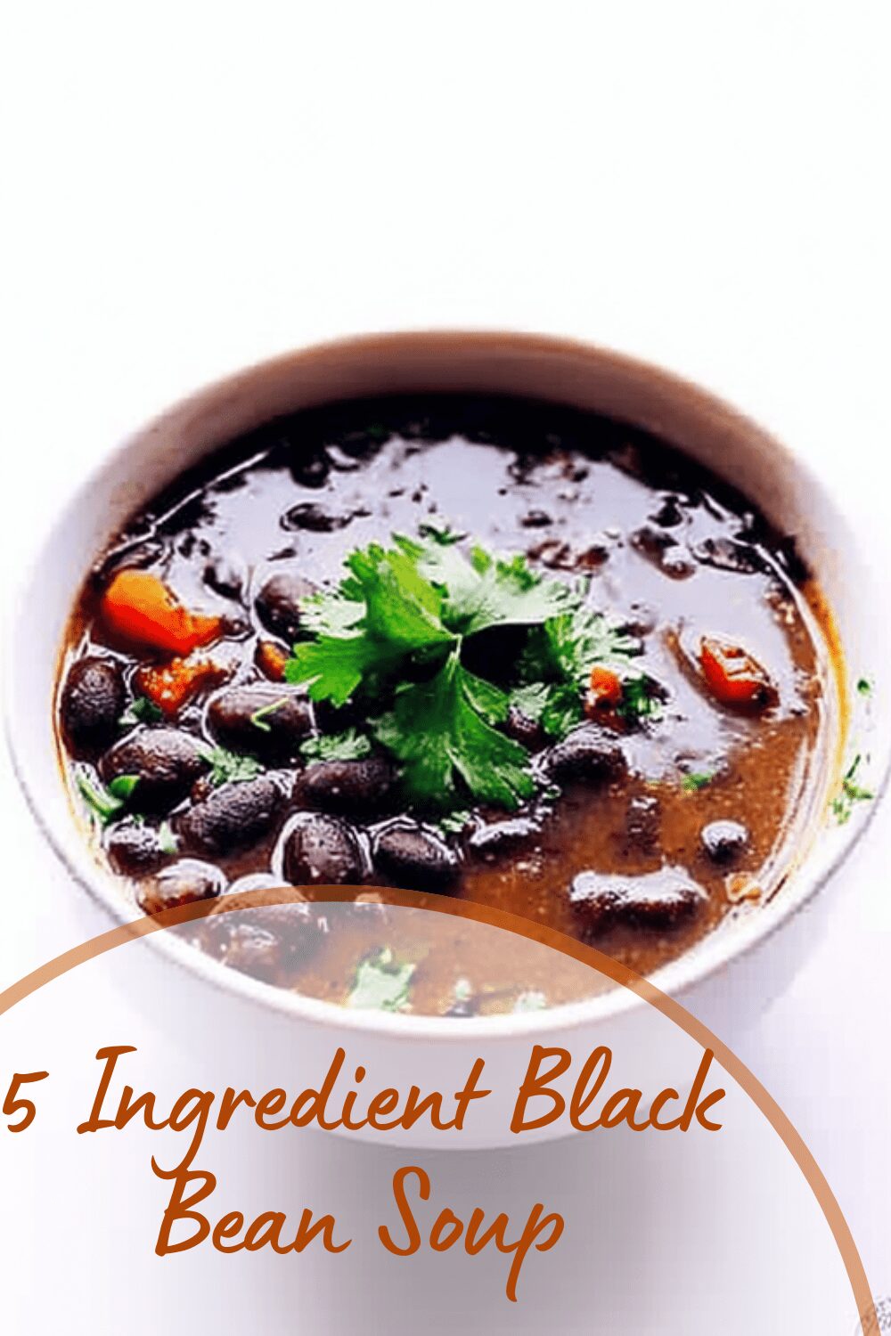 5 Ingredient Black Bean Soup