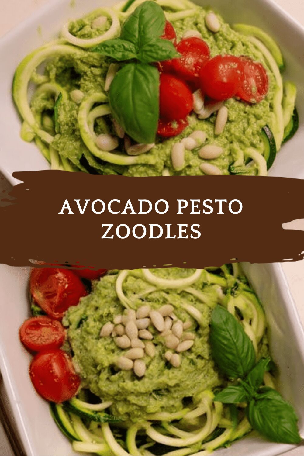 Avocado Pesto Zoodles