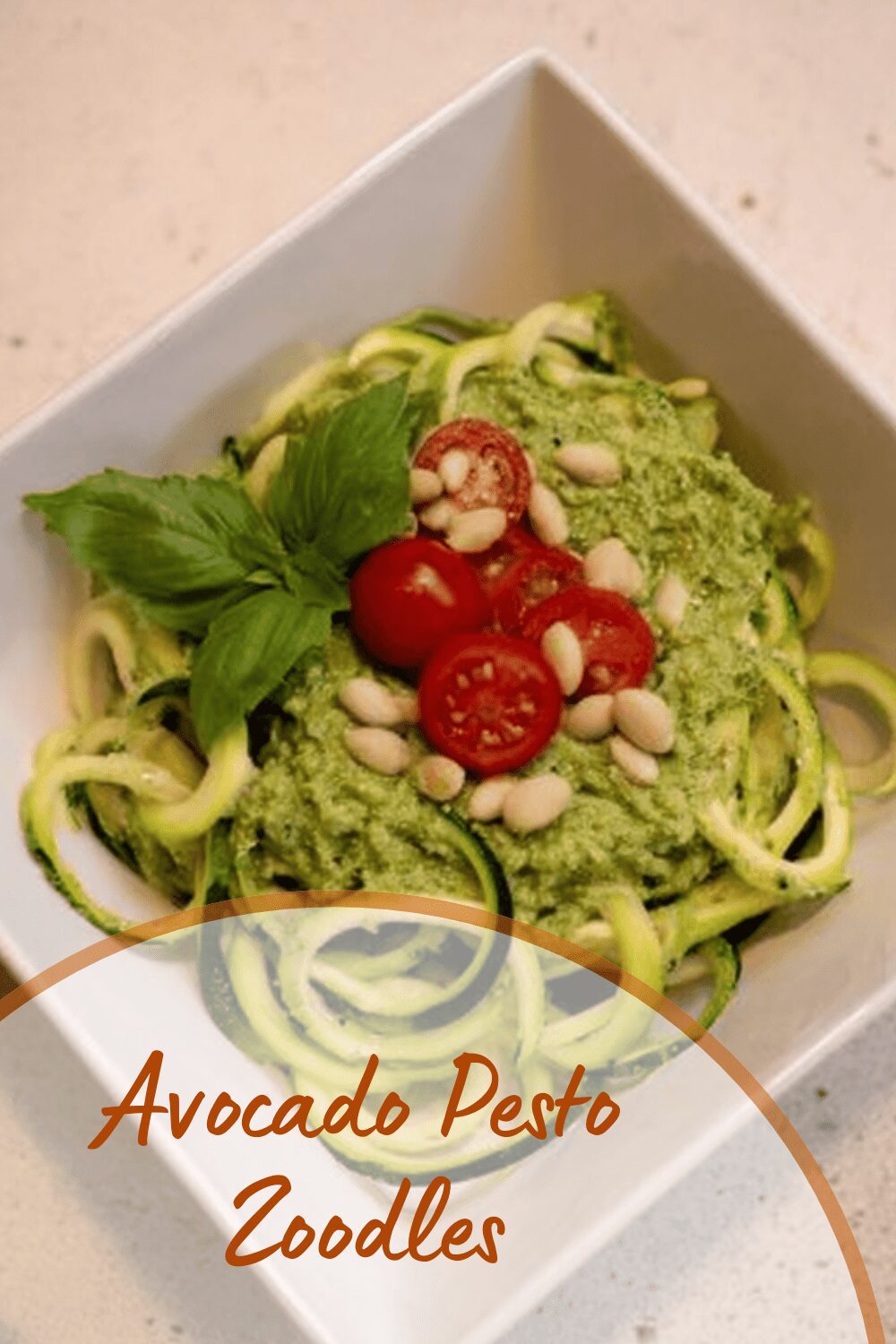 Avocado Pesto Zoodles