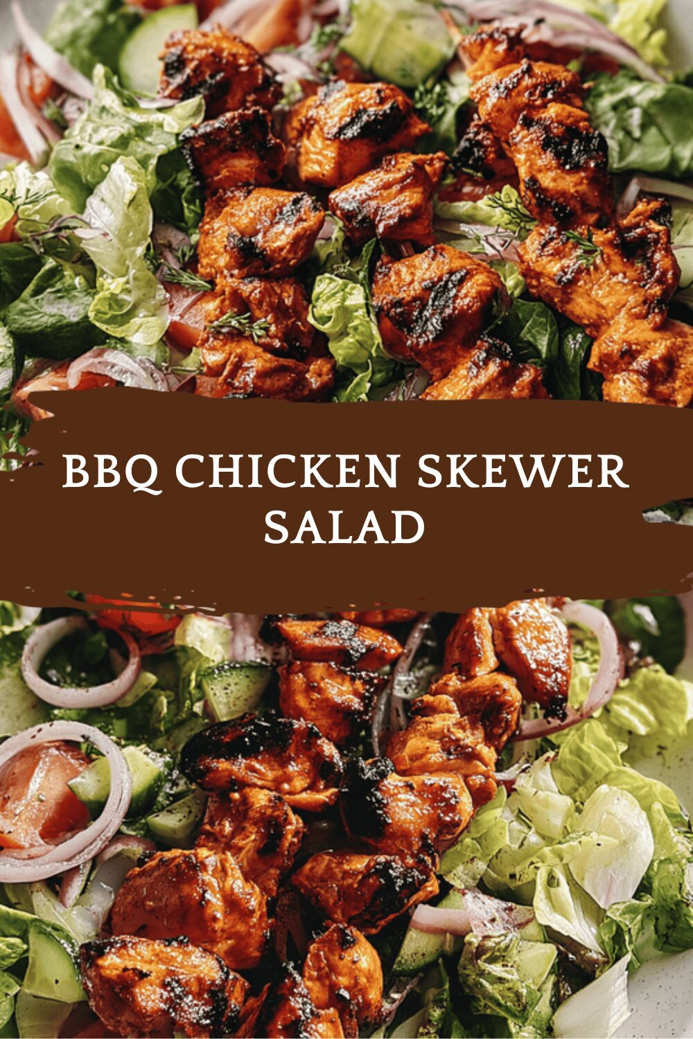 Bbq Chicken Skewer Salad