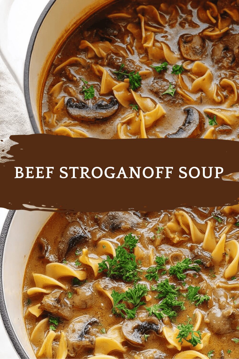 Beef Stroganoff Soup