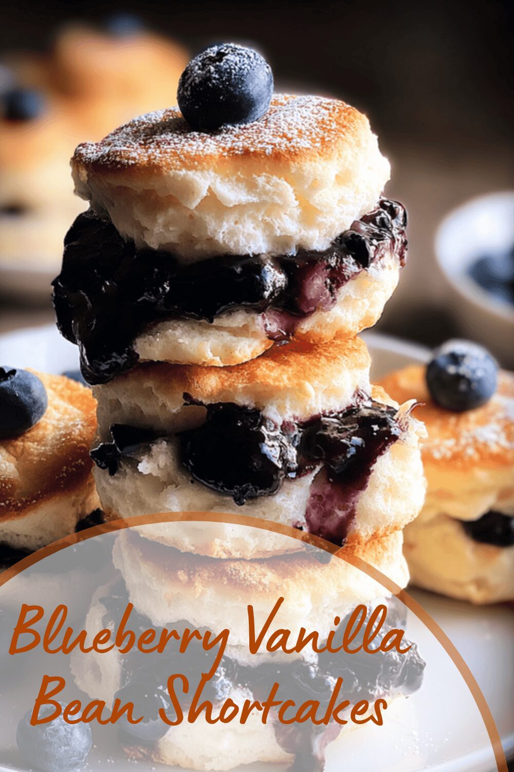 Blueberry Vanilla Bean Shortcakes