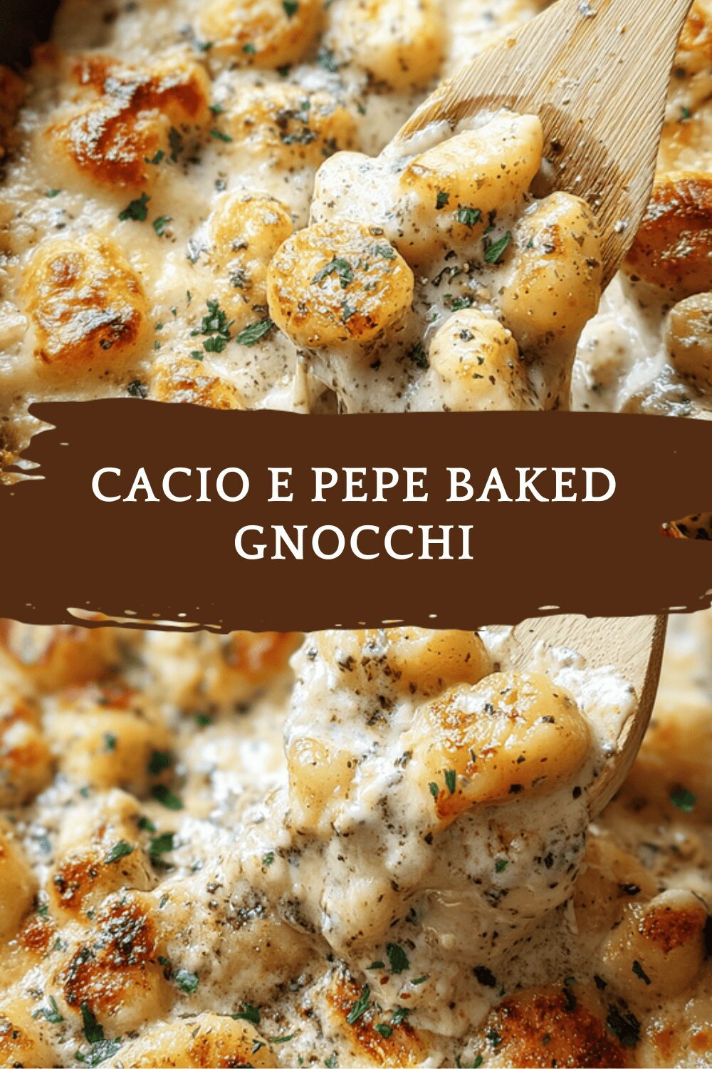 Cacio E Pepe Baked Gnocchi
