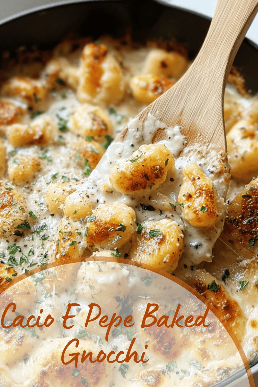 Cacio E Pepe Baked Gnocchi