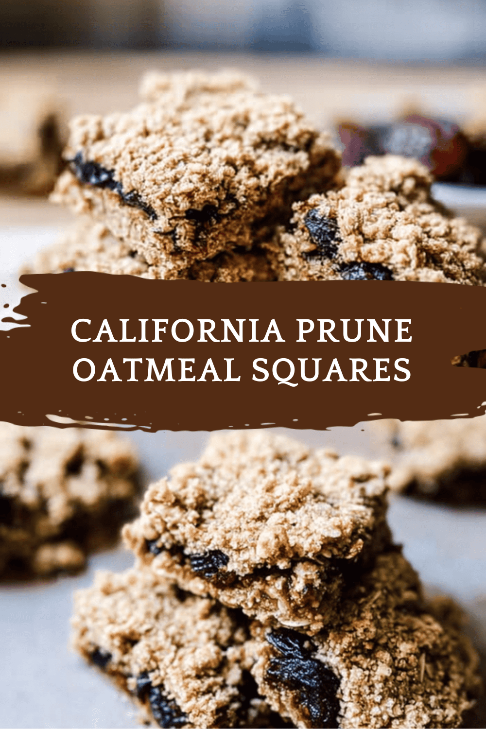 California Prune Oatmeal Squares