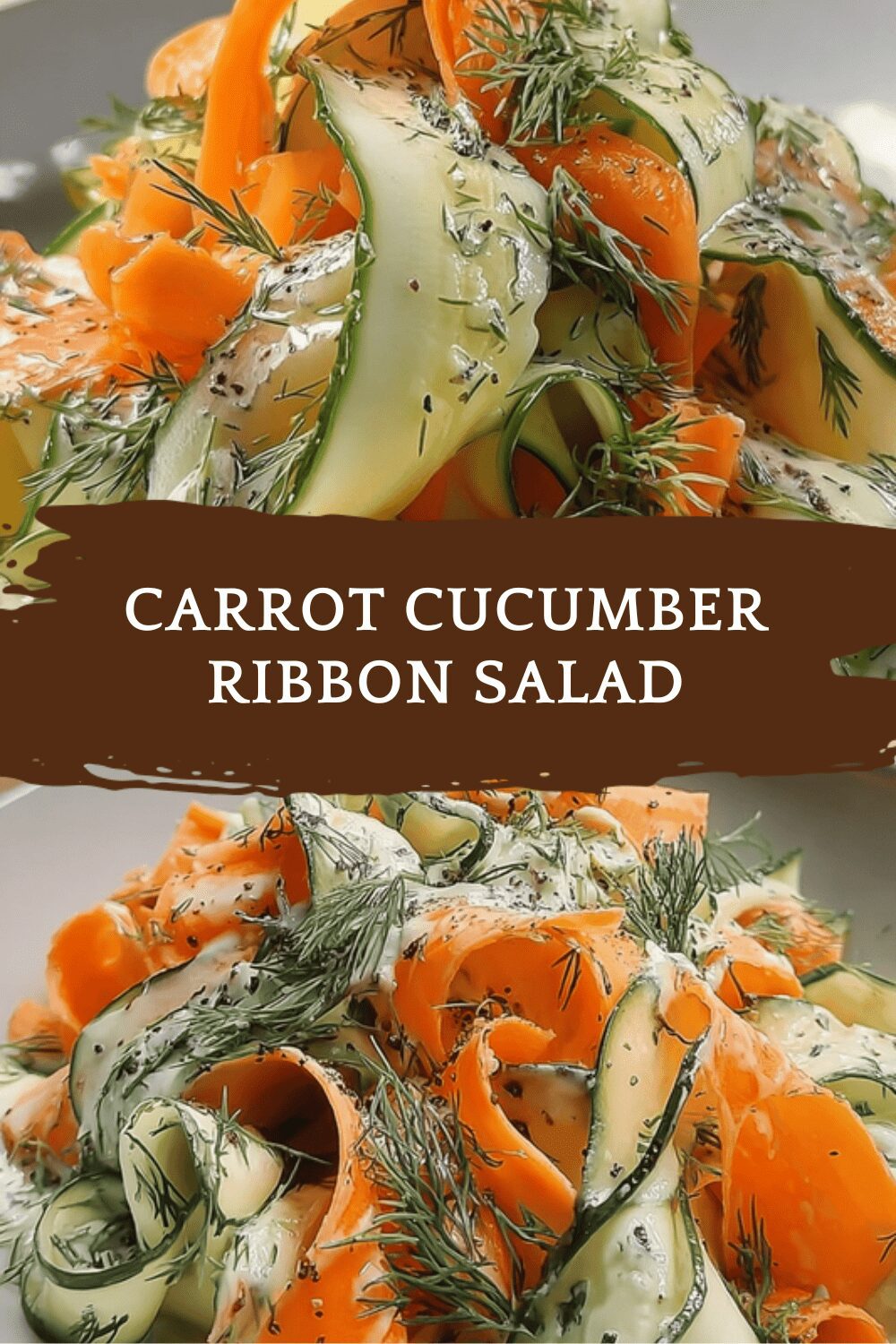 Carrot Cucumber Ribbon Salad