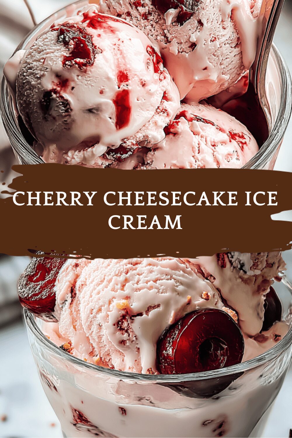 Cherry Cheesecake Ice Cream