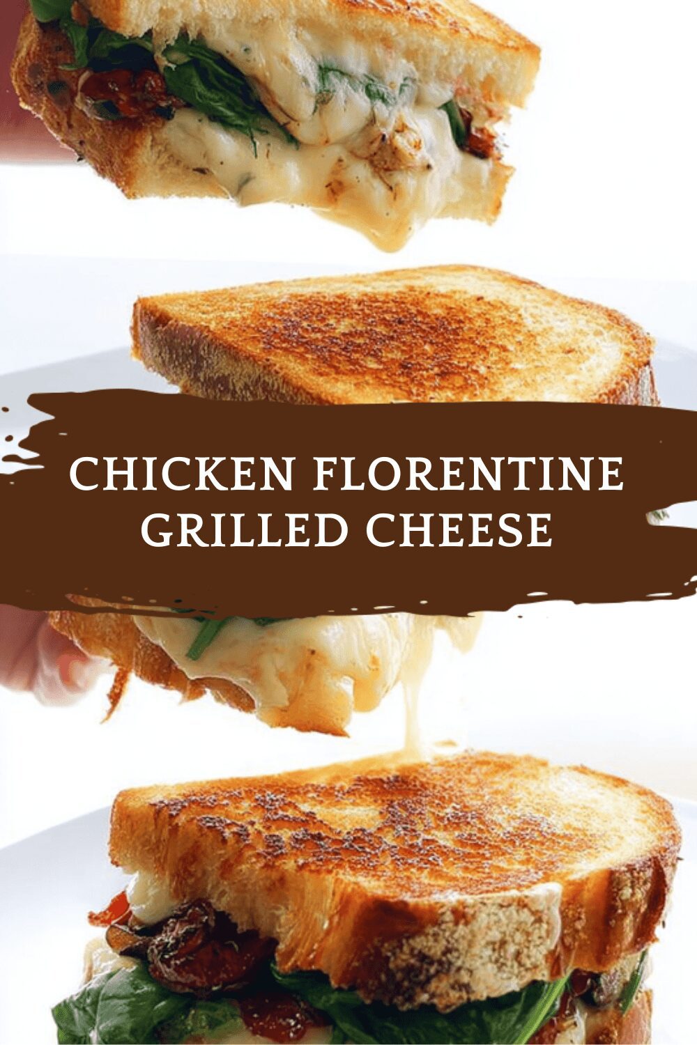 Chicken Florentine Grilled Cheese