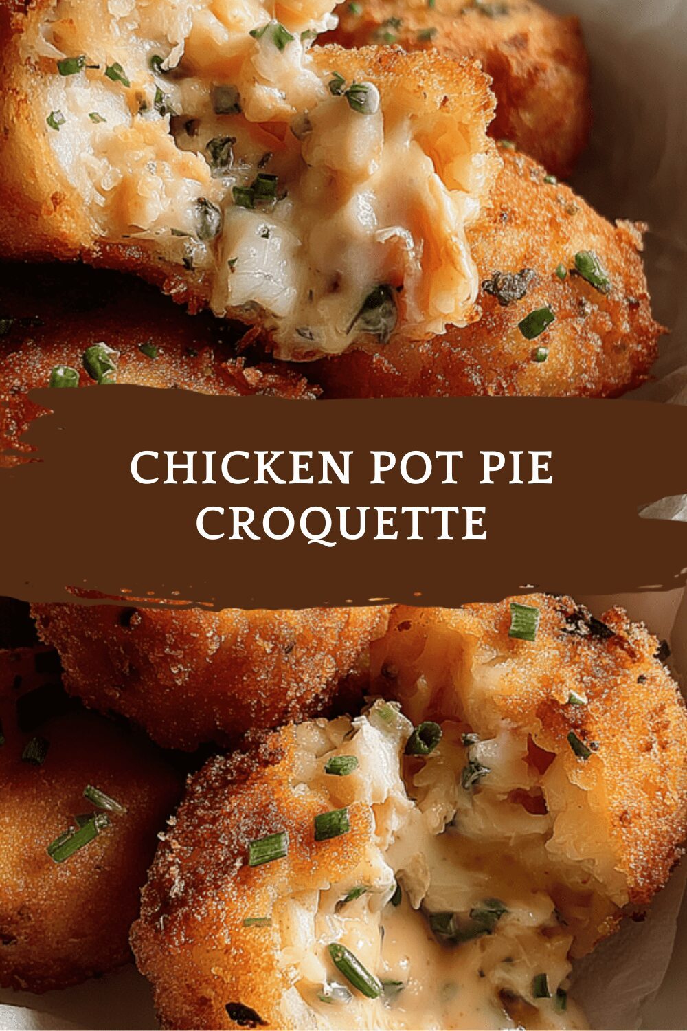 Chicken Pot Pie Croquette
