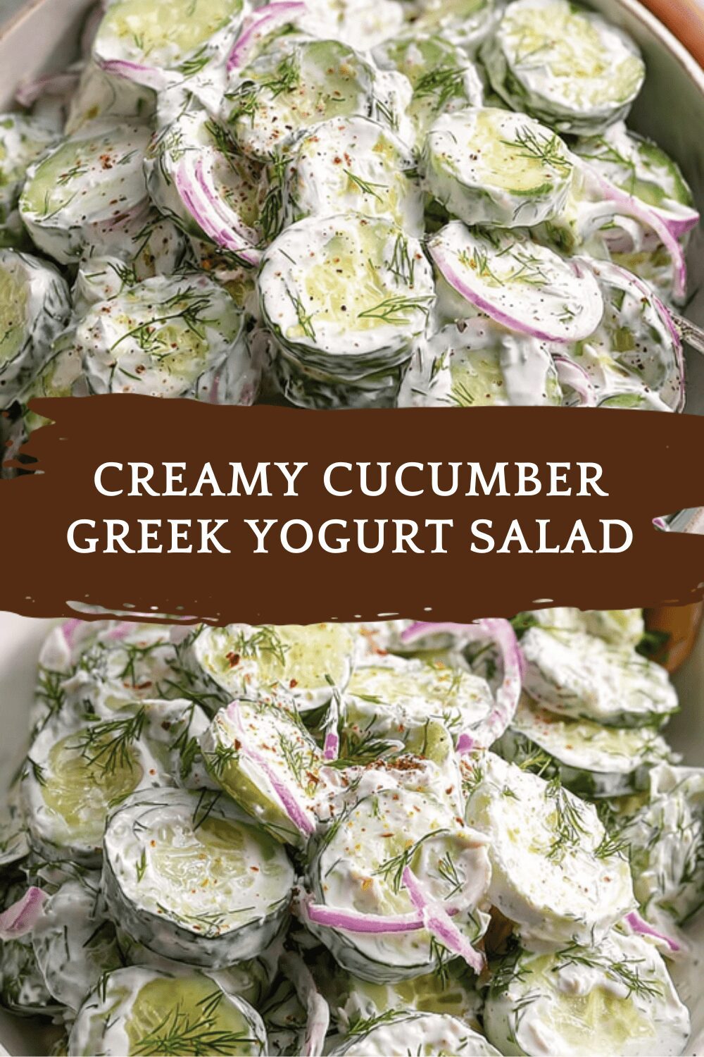 Creamy Cucumber Greek Yogurt Salad