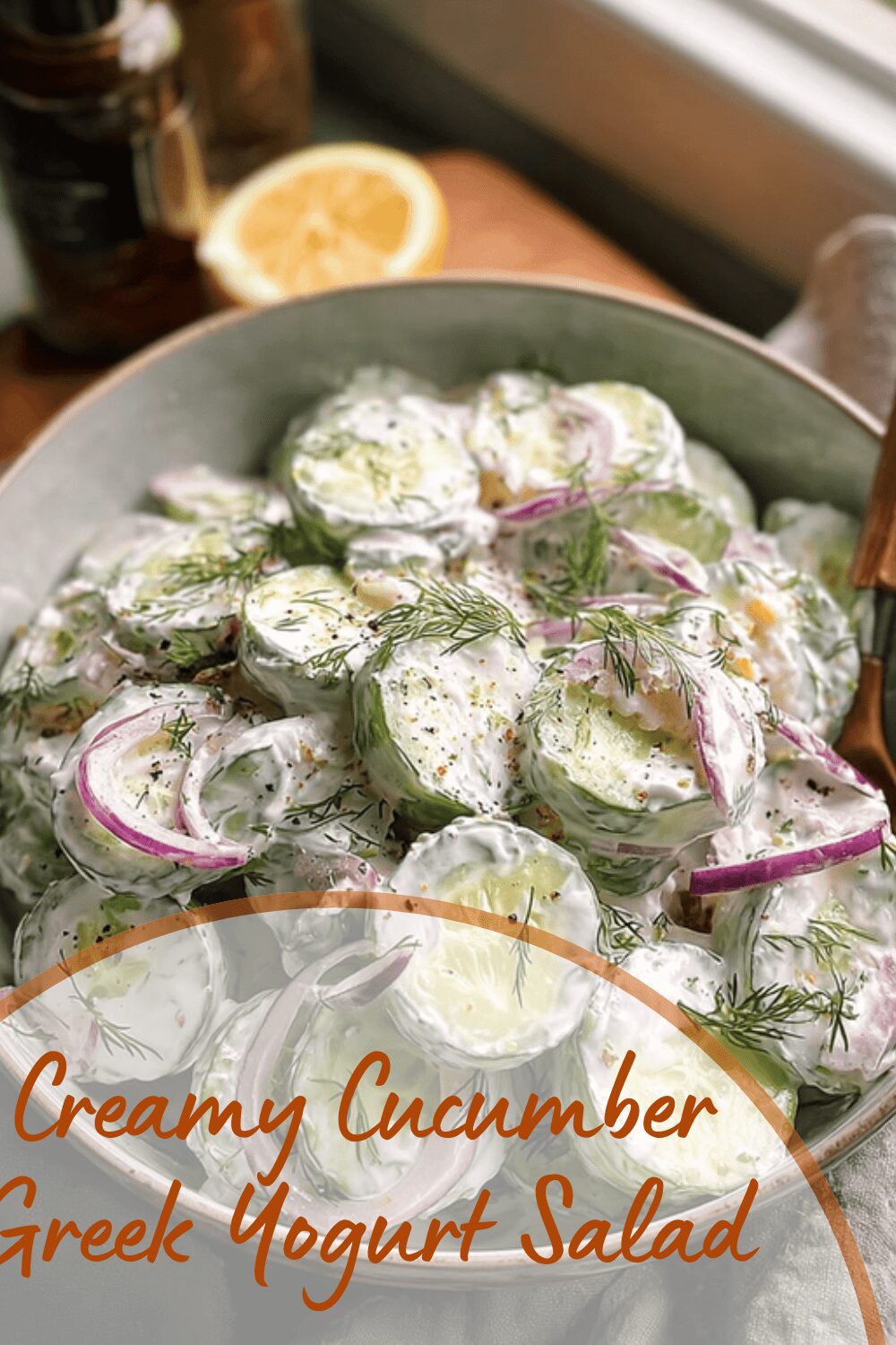 Creamy Cucumber Greek Yogurt Salad