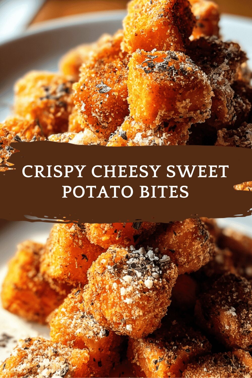 Crispy Cheesy Sweet Potato Bites