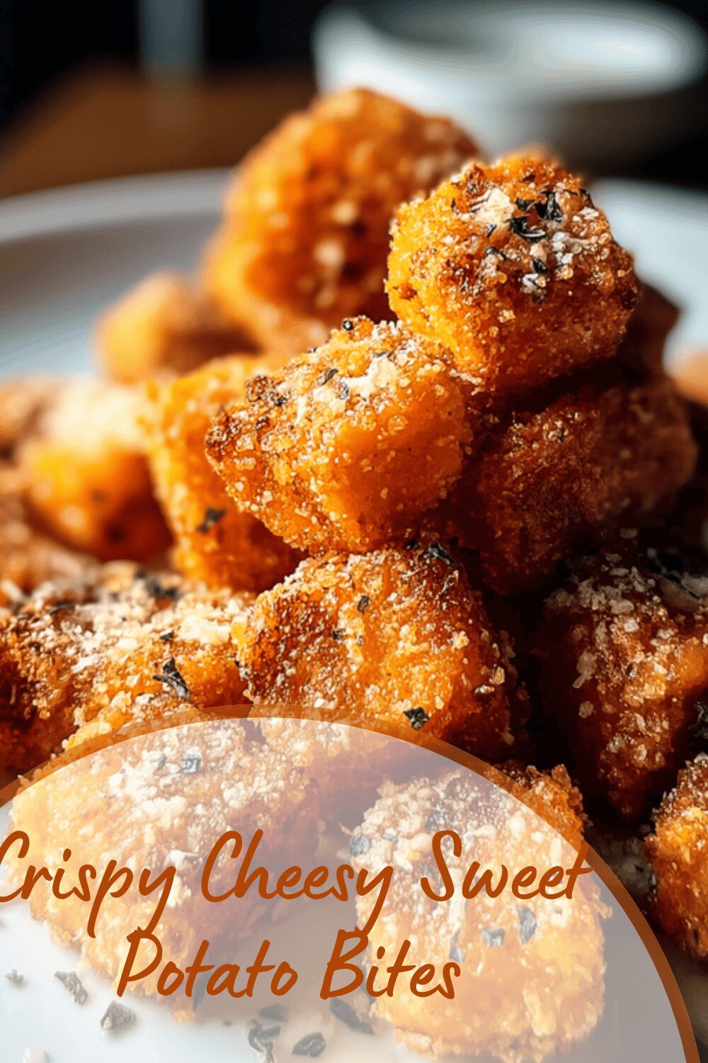 Crispy Cheesy Sweet Potato Bites
