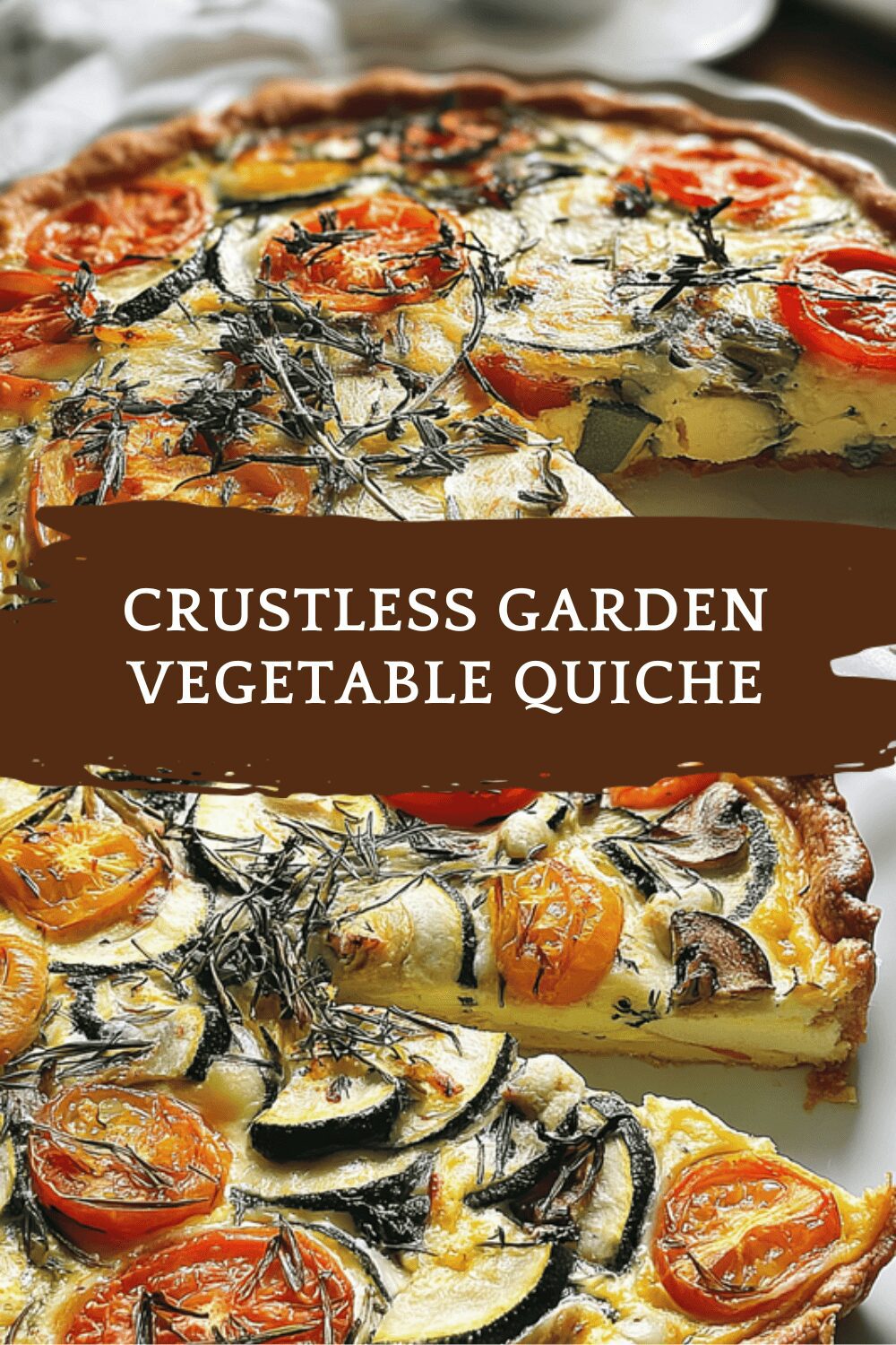Crustless Garden Vegetable Quiche