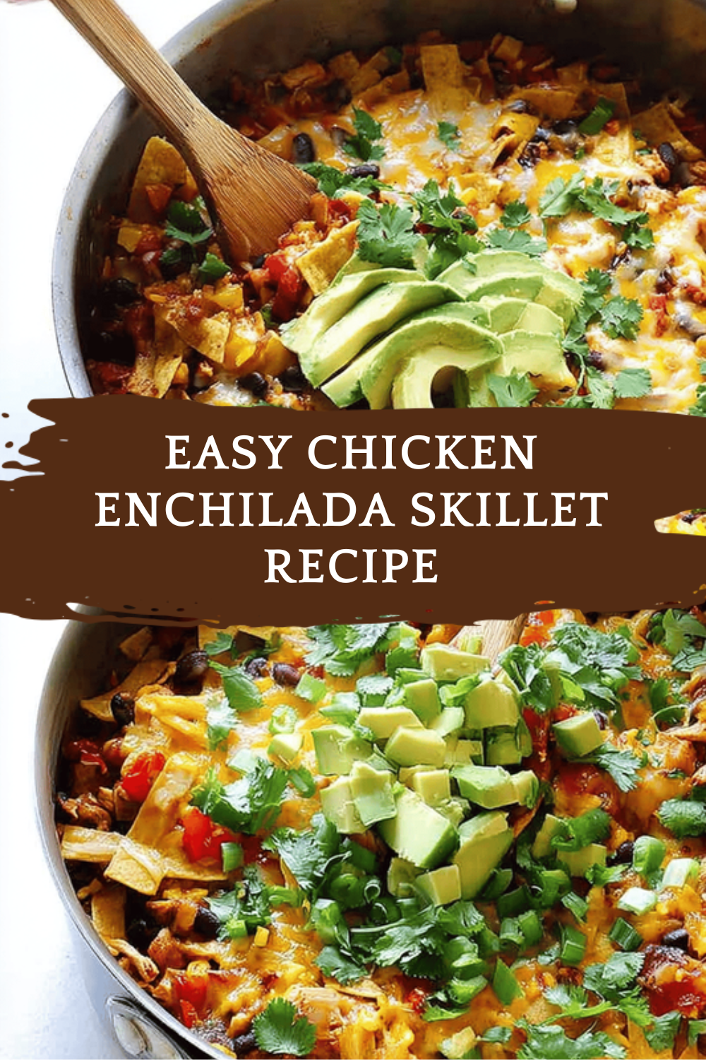 Easy Chicken Enchilada Skillet Recipe