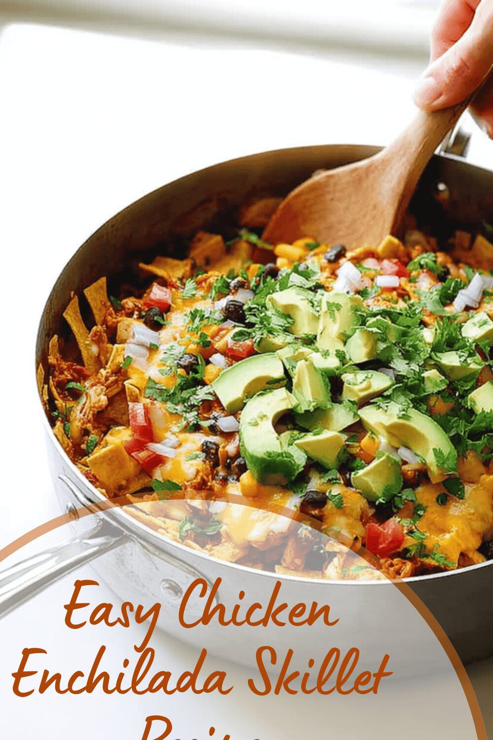 Easy Chicken Enchilada Skillet Recipe