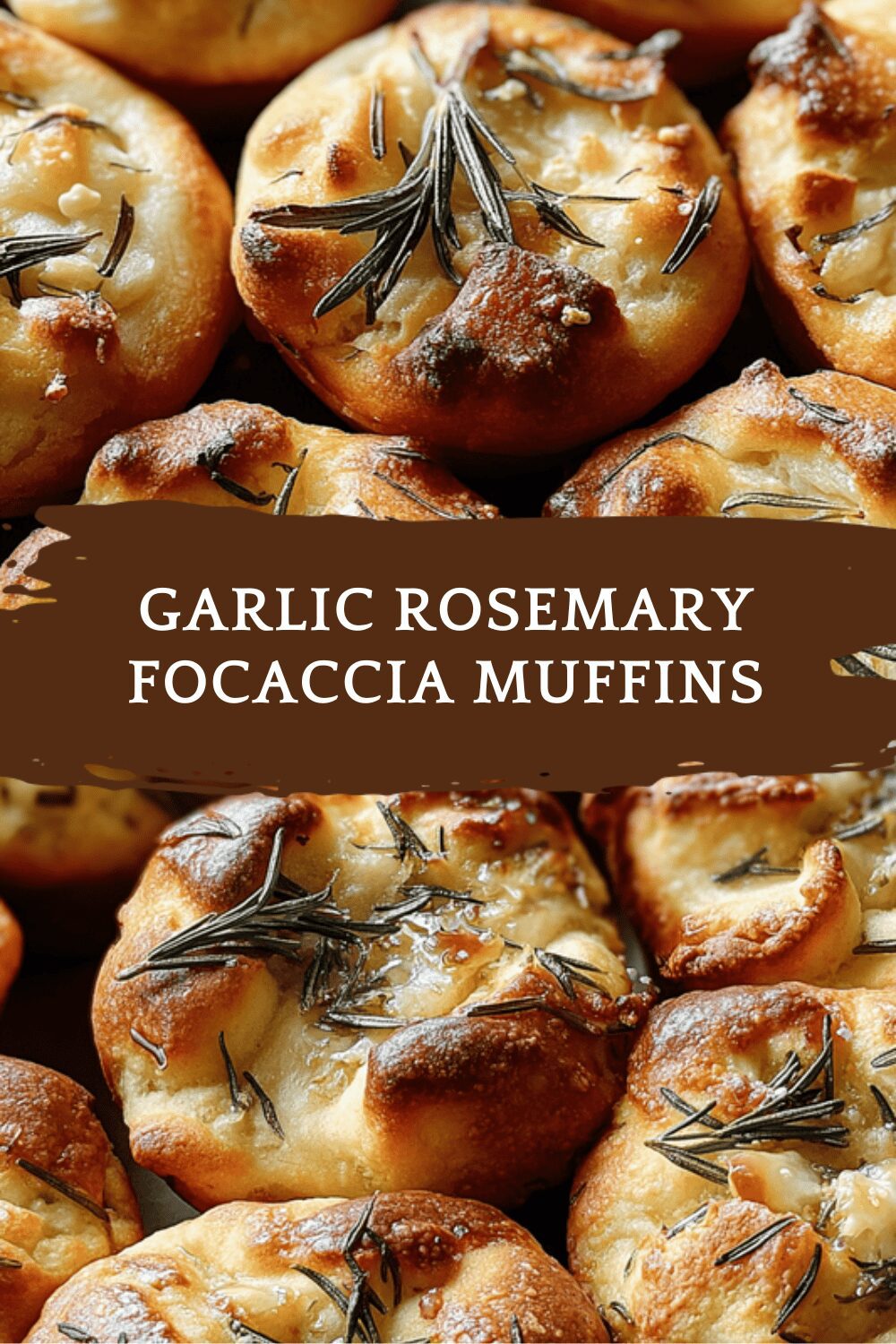 Garlic Rosemary Focaccia Muffins