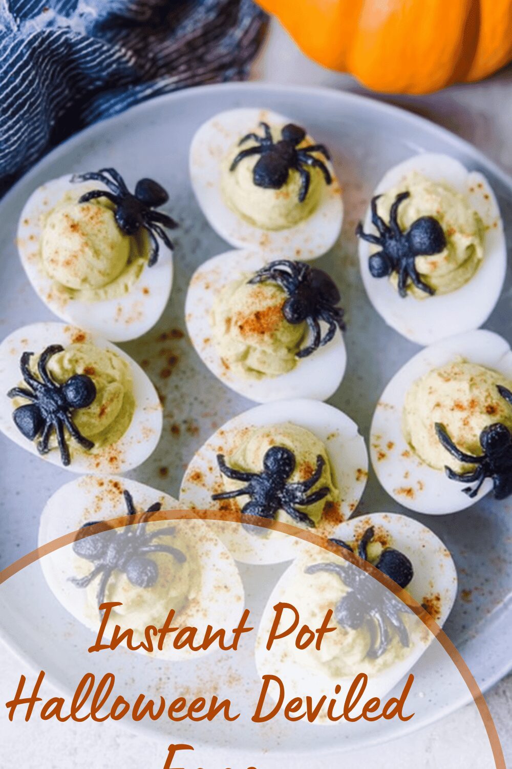 Instant Pot Halloween Deviled Eggs