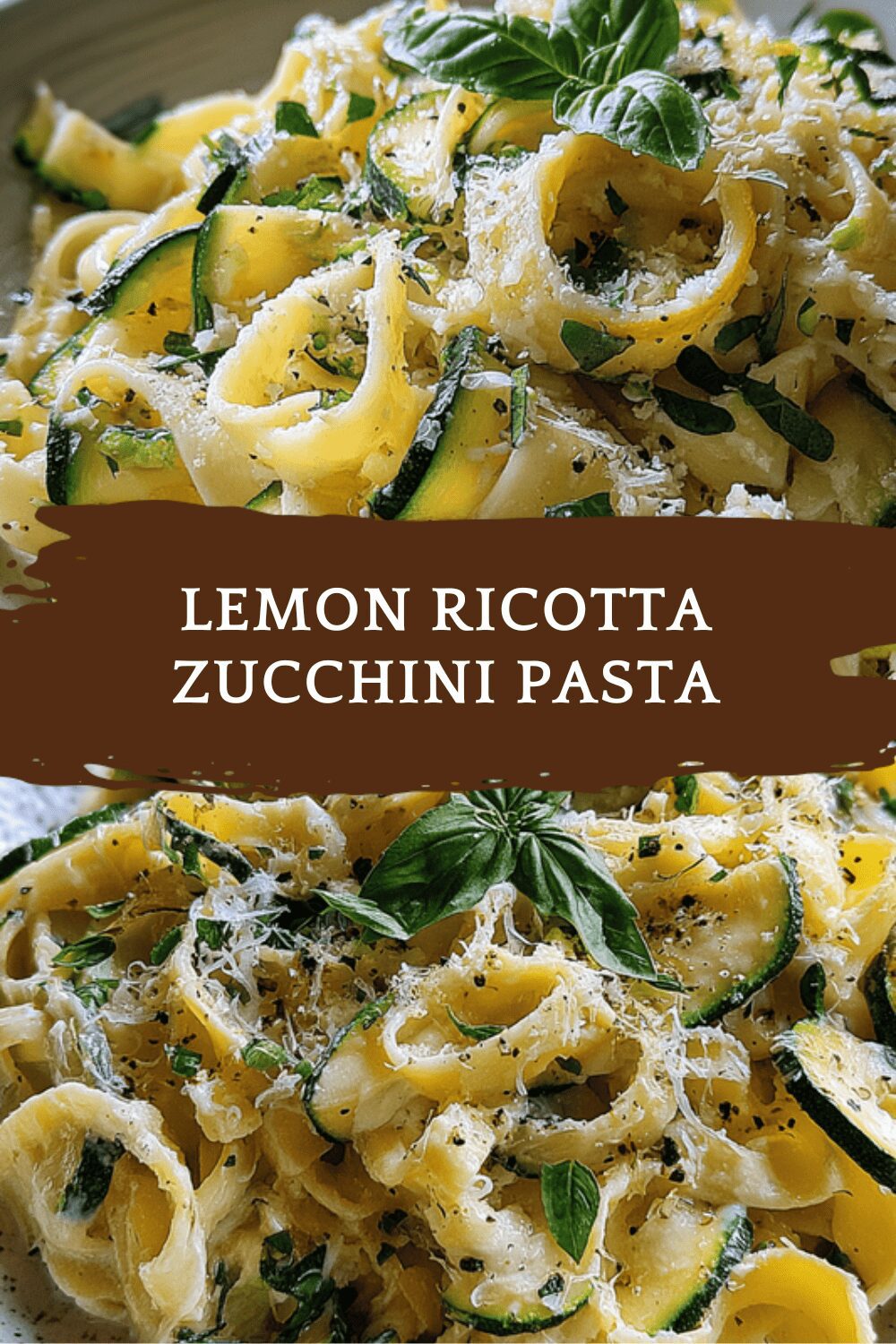 Lemon Ricotta Zucchini Pasta