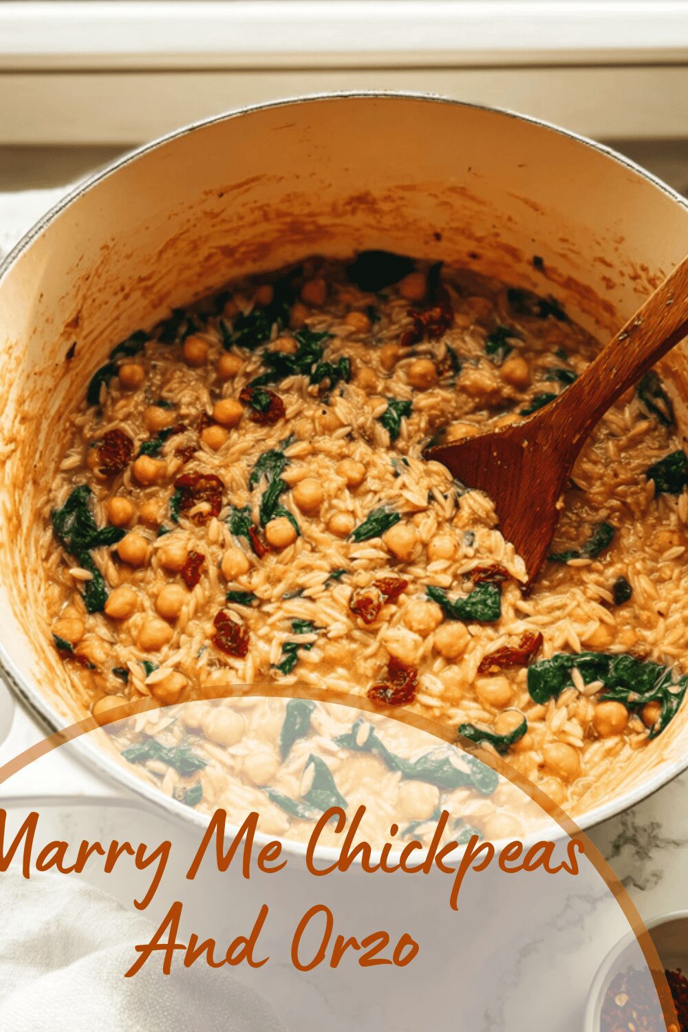 Marry Me Chickpeas And Orzo