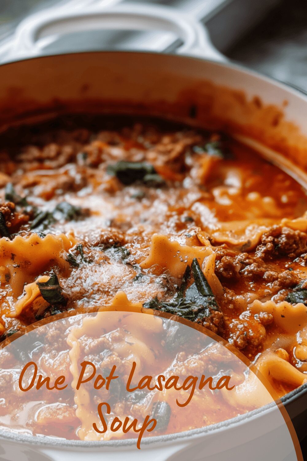One Pot Lasagna Soup