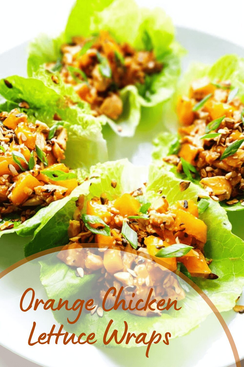 Orange Chicken Lettuce Wraps