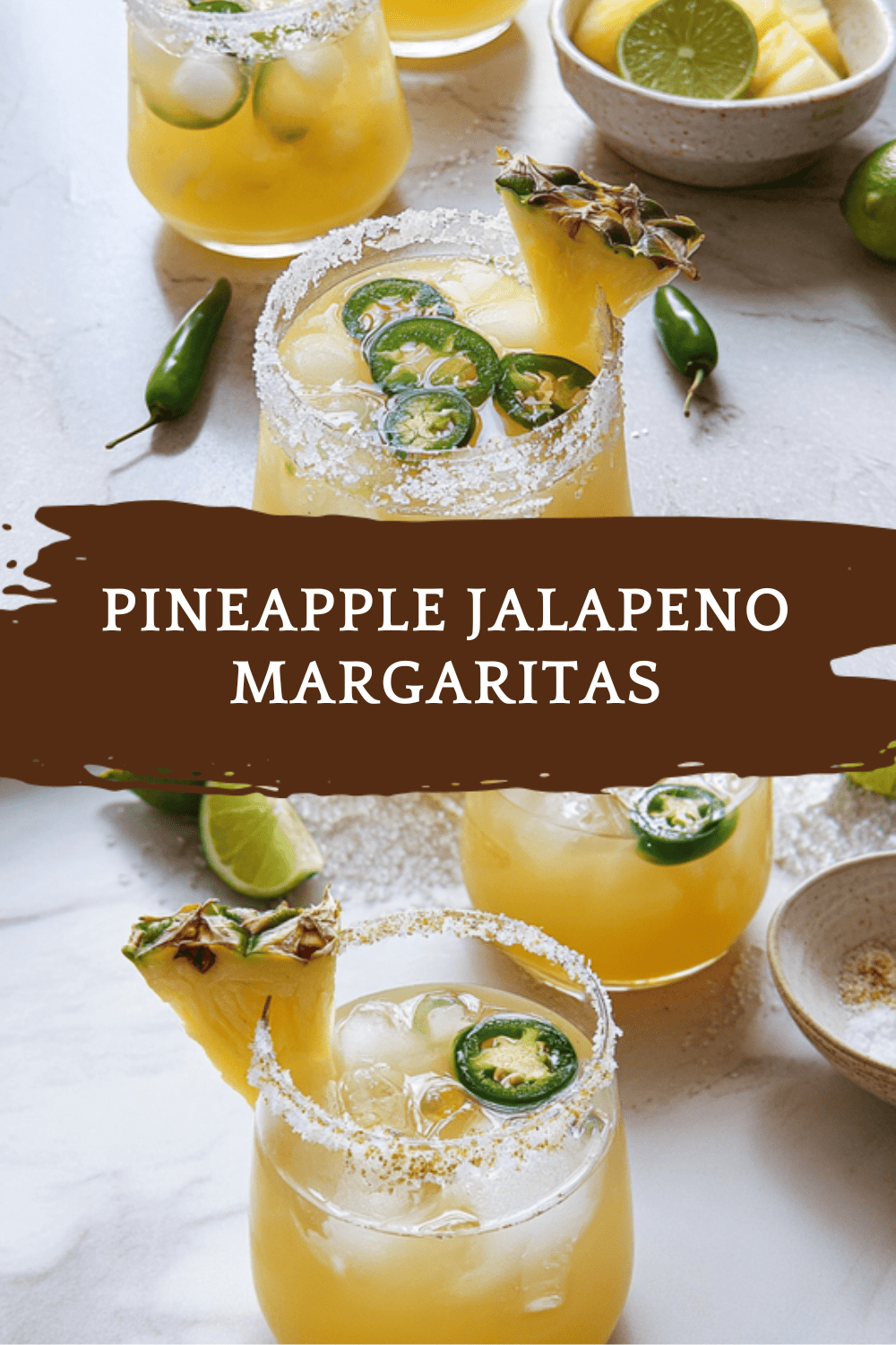 Pineapple Jalapeno Margaritas