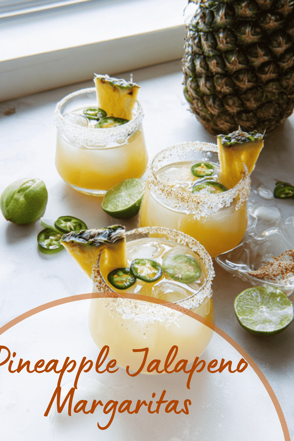 Pineapple Jalapeno Margaritas