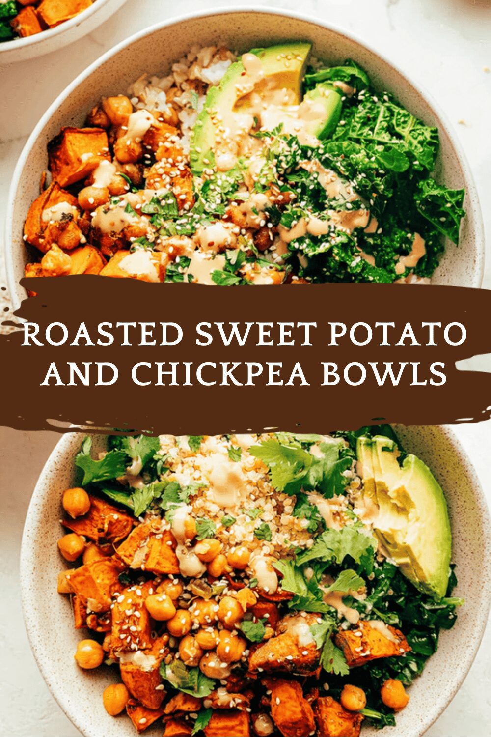 Roasted Sweet Potato And Chickpea Bowls