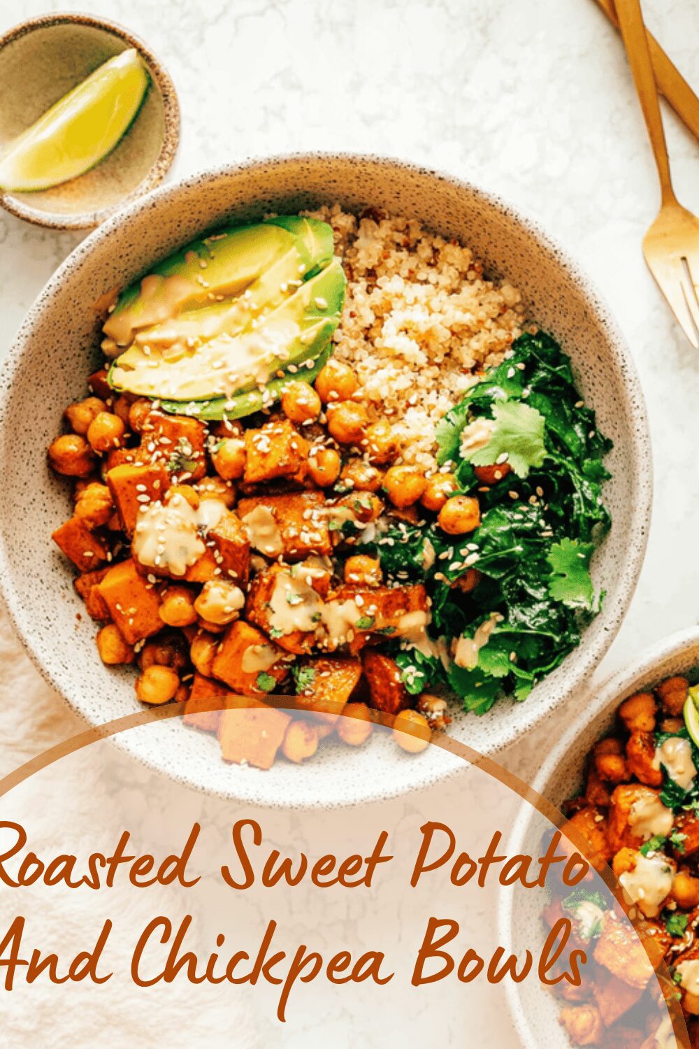 Roasted Sweet Potato And Chickpea Bowls