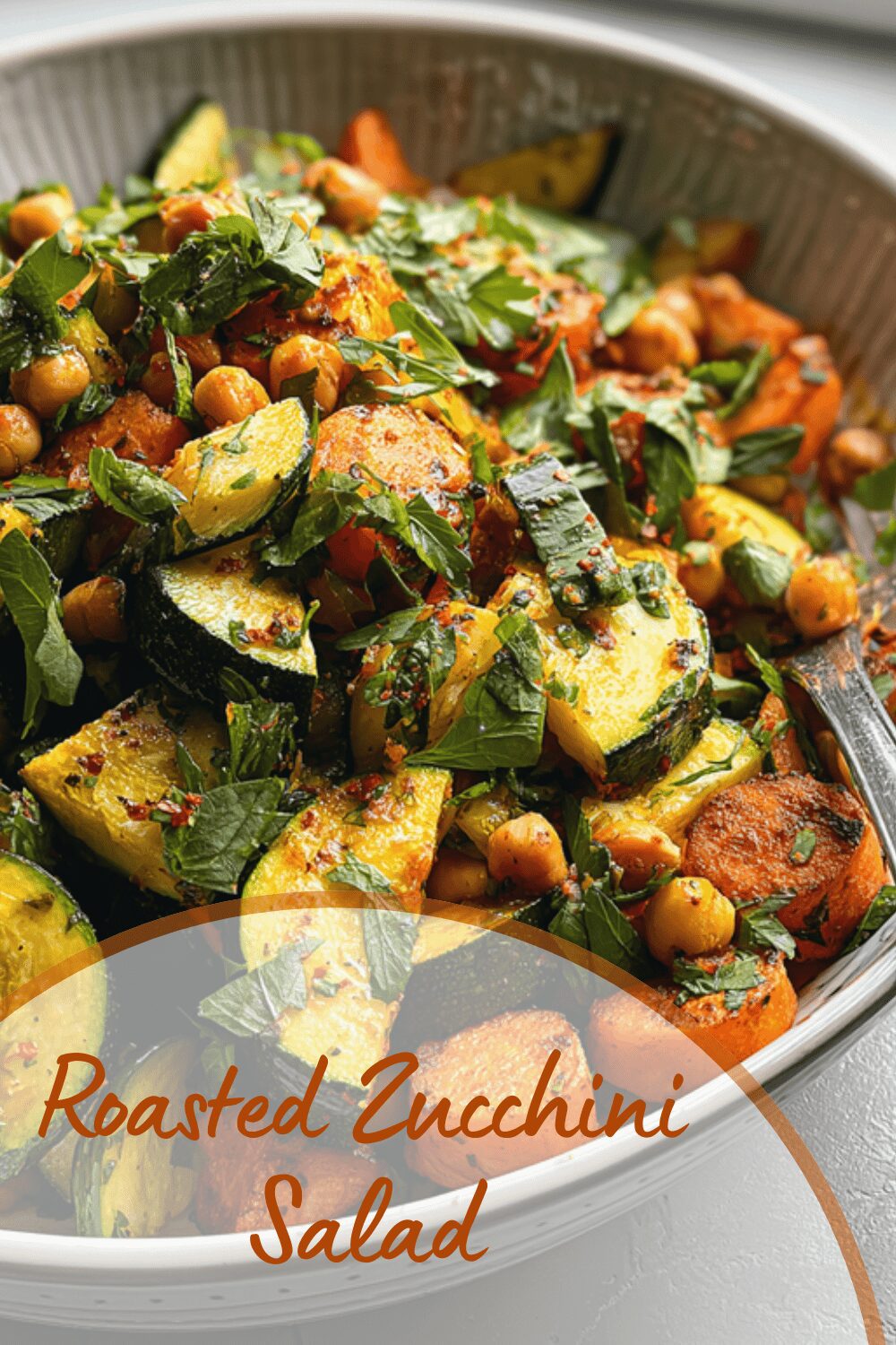 Roasted Zucchini Salad