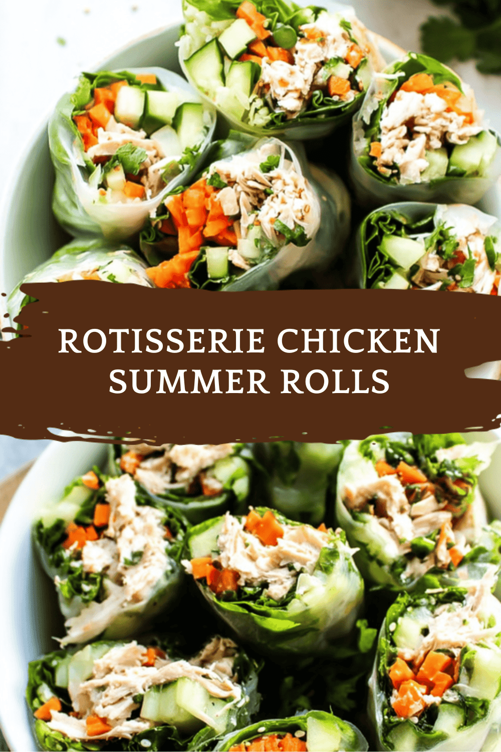Rotisserie Chicken Summer Rolls