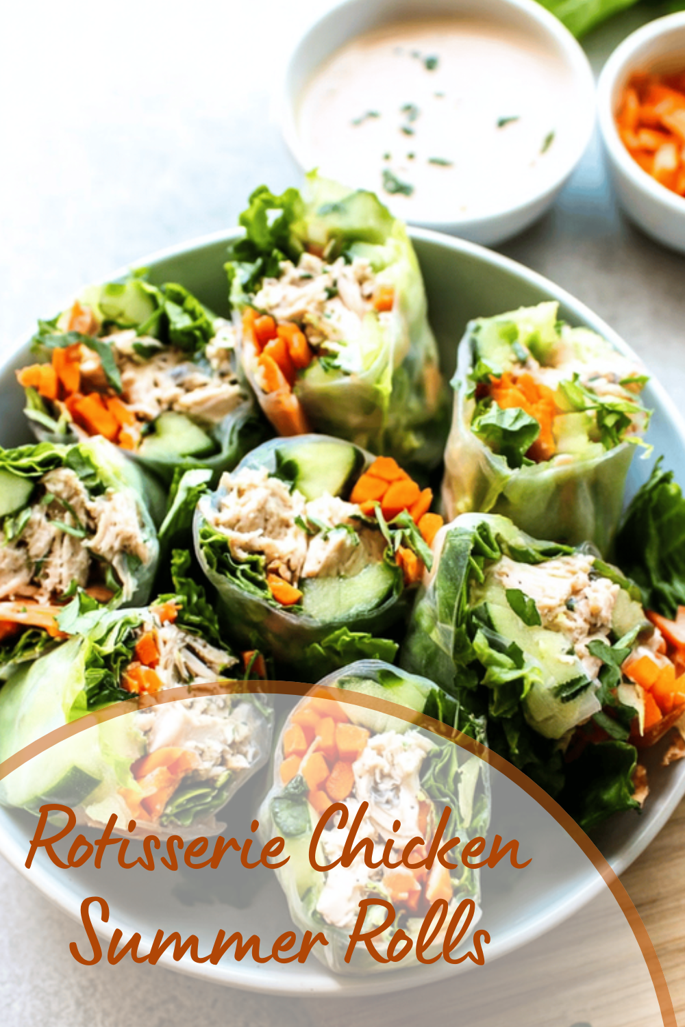 Rotisserie Chicken Summer Rolls