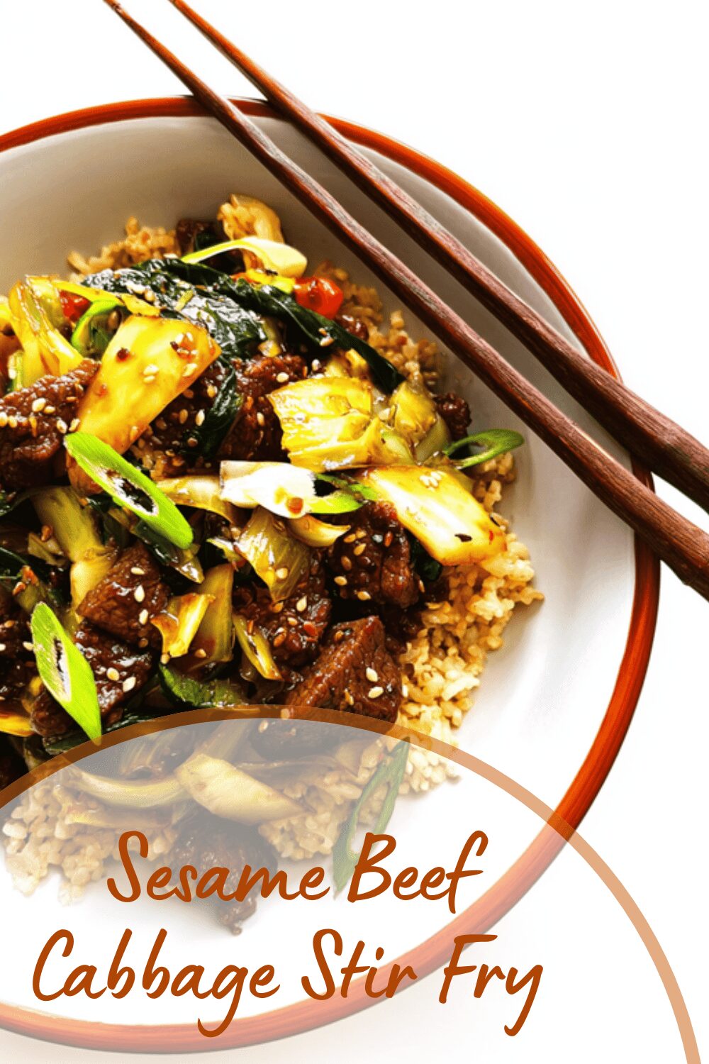 Sesame Beef Cabbage Stir Fry