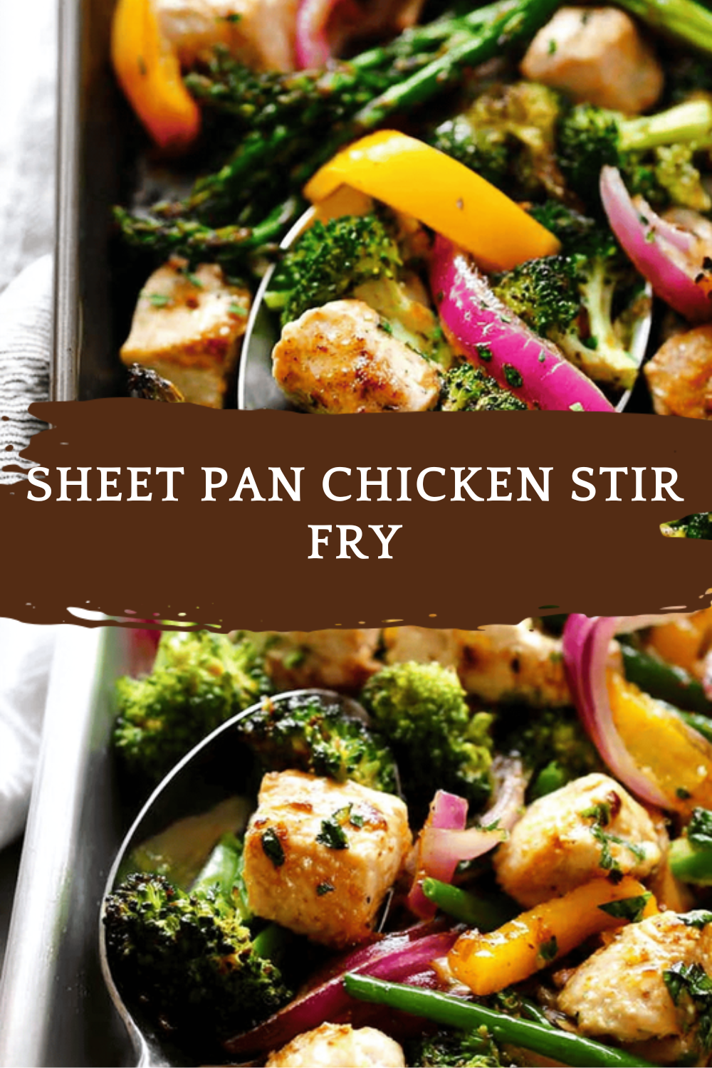 Sheet Pan Chicken Stir Fry