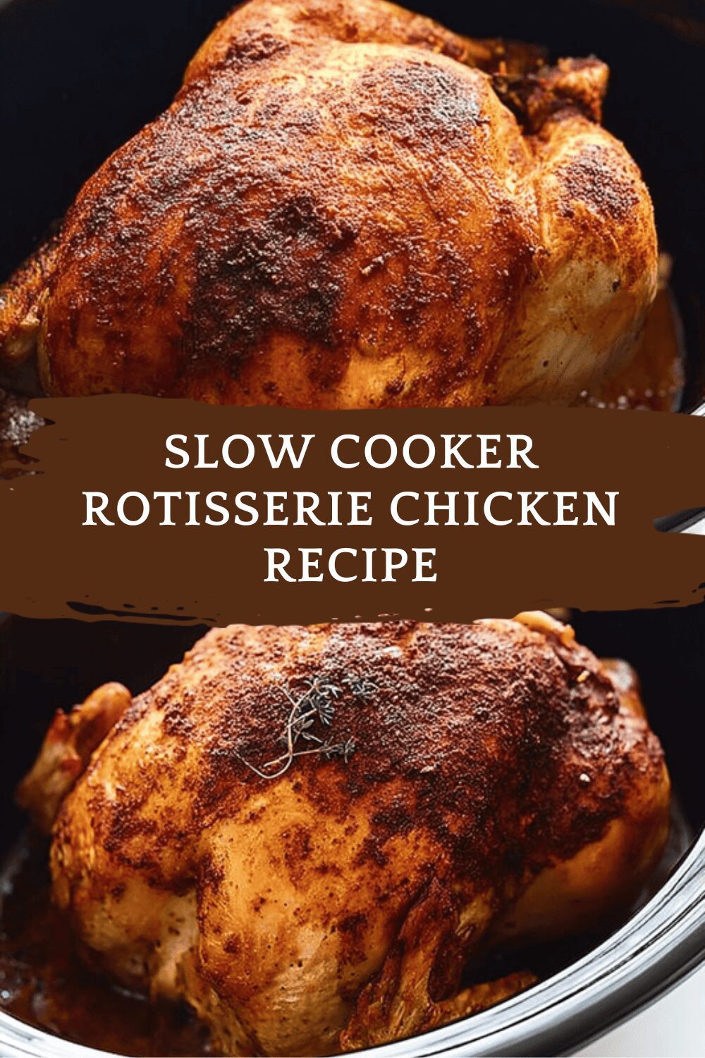 Slow Cooker Rotisserie Chicken Recipe