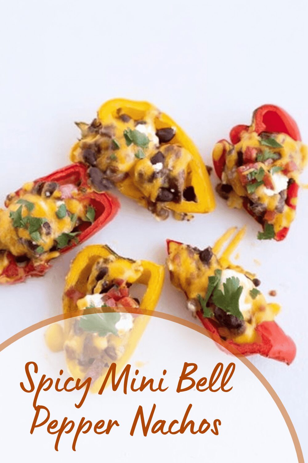 Spicy Mini Bell Pepper Nachos