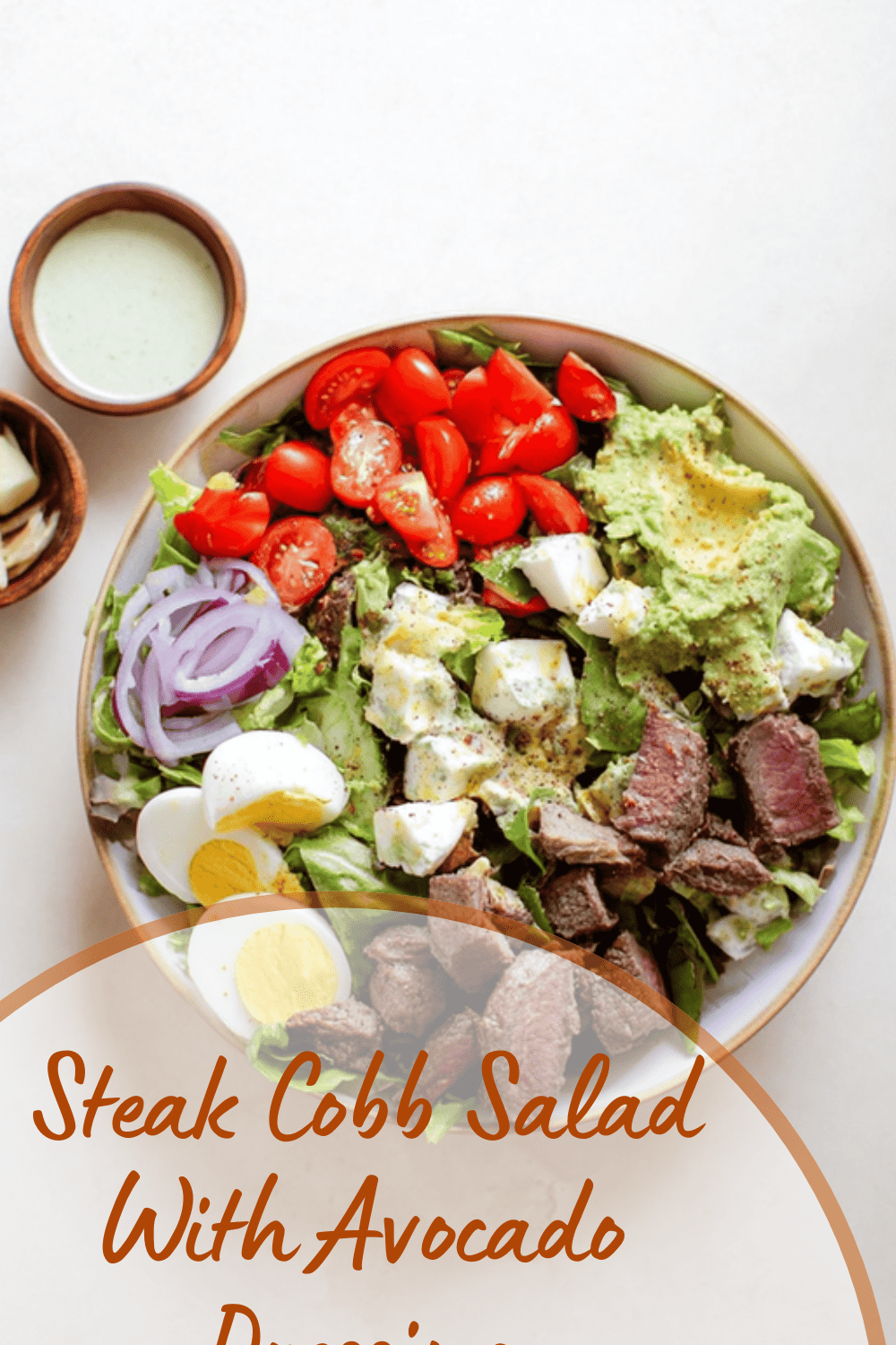 Steak Cobb Salad With Avocado Dressing