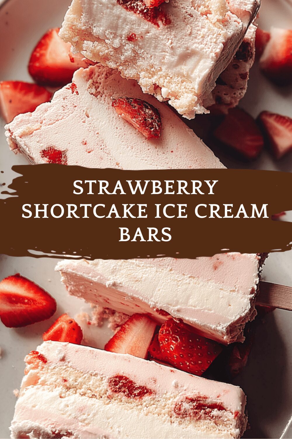 Strawberry Shortcake Ice Cream Bars