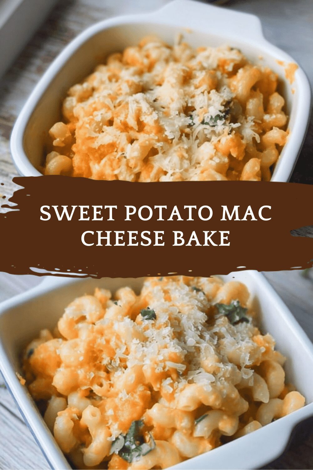 Sweet Potato Mac Cheese Bake