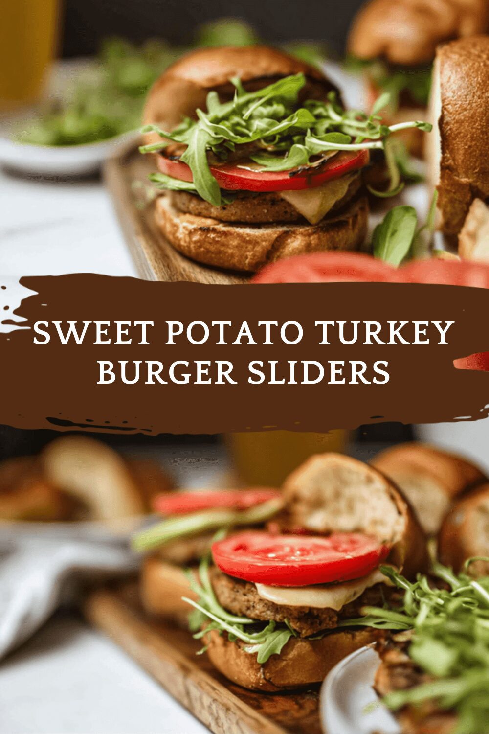 Sweet Potato Turkey Burger Sliders