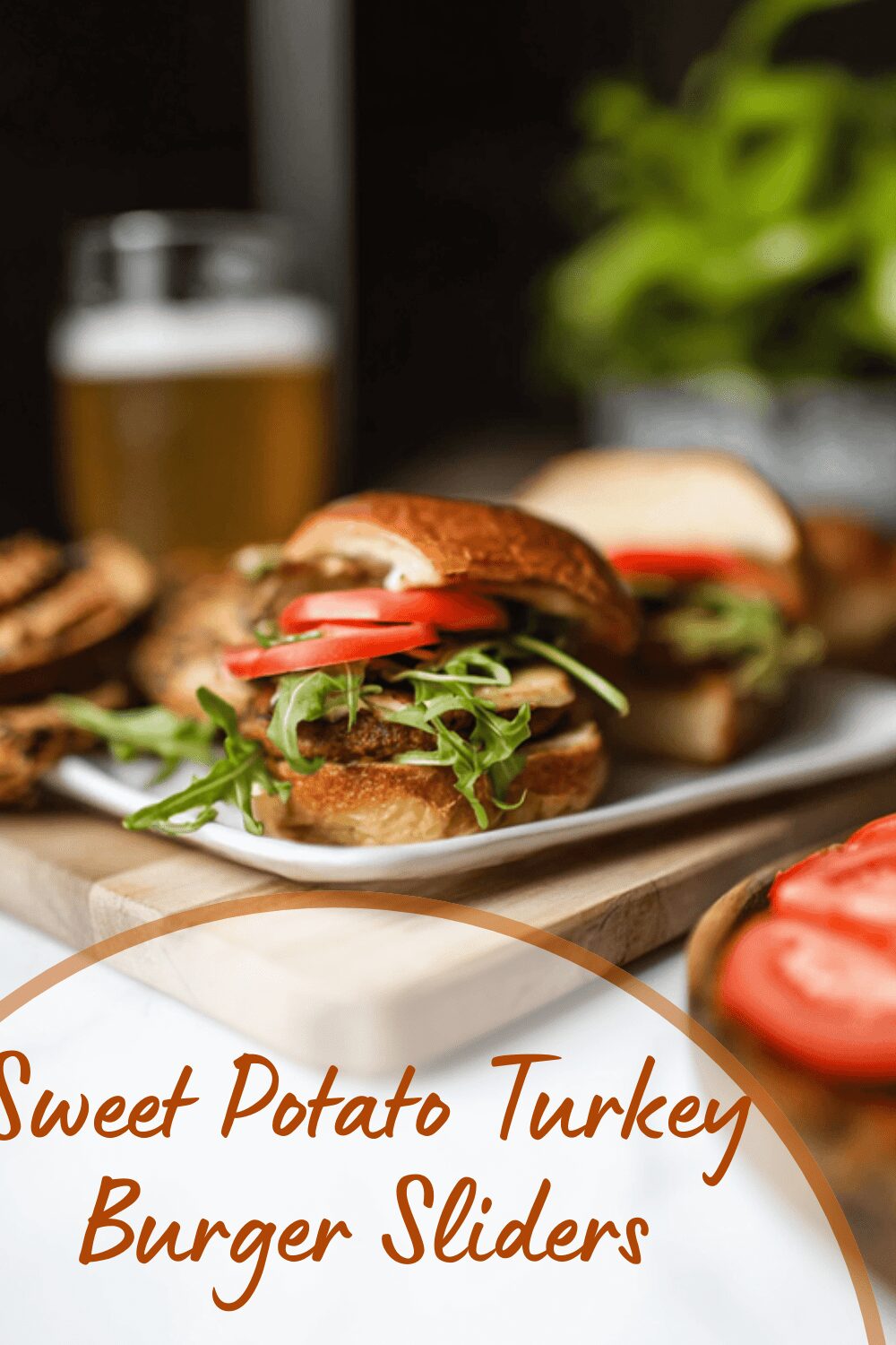 Sweet Potato Turkey Burger Sliders