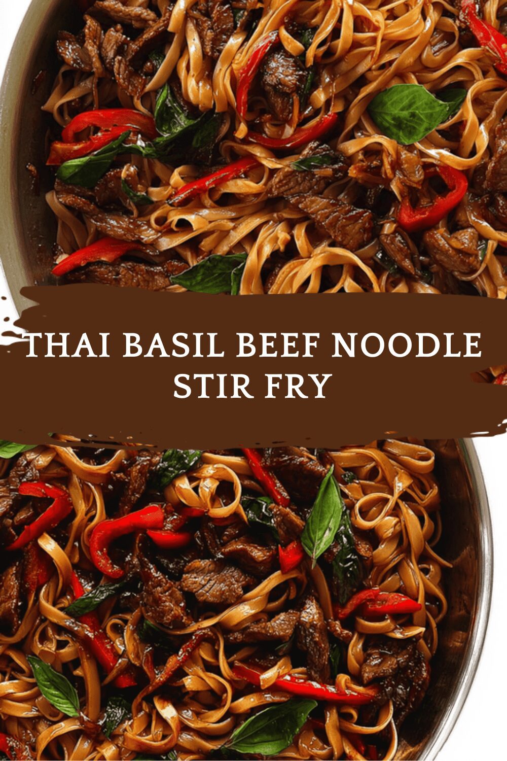 Thai Basil Beef Noodle Stir Fry