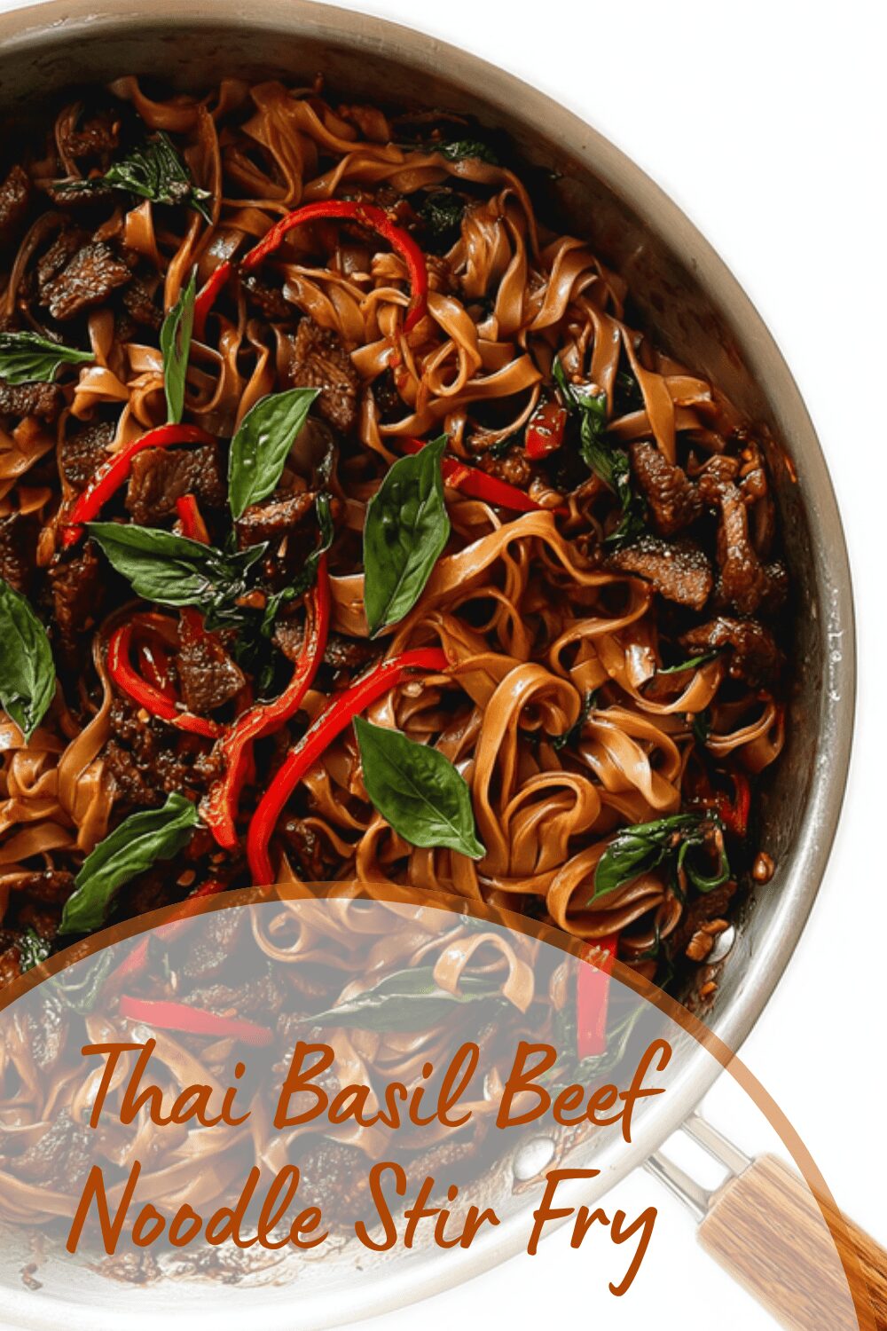Thai Basil Beef Noodle Stir Fry