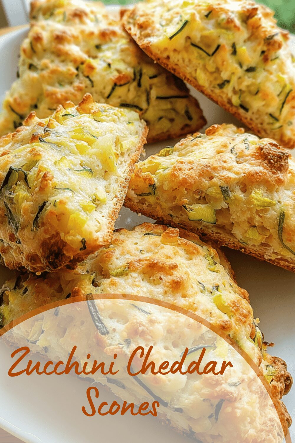 Zucchini Cheddar Scones